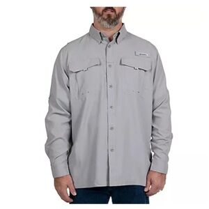 NWT HABIT Long Sleeve Button Up Shirt Fishing Hiking Camp UPF 40+ Size L